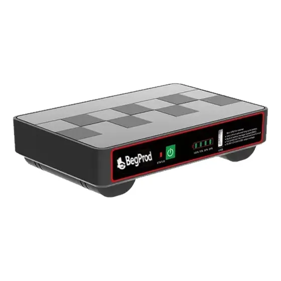Mini Ups Begprod Eco P18 18w 12000mah  5v/9v/12v Usb 18w Poe