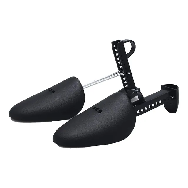 2u Ensanchador Horma De Zapatos Plástico Ajustable Negro