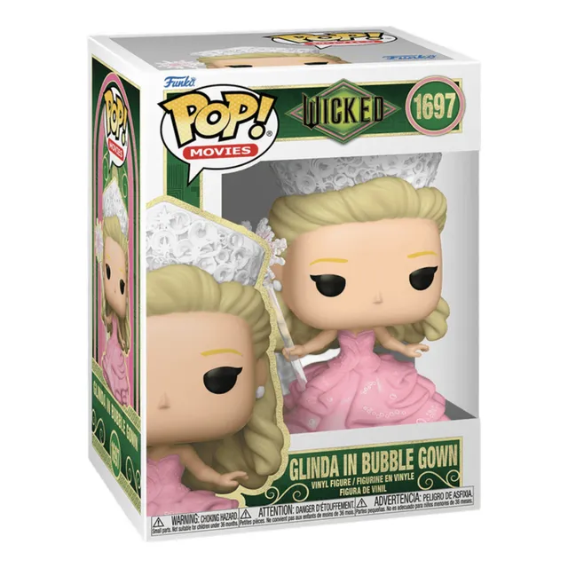 Funko Pop Glinda em vestido de bolha #1697 Wicked Ariana Grande