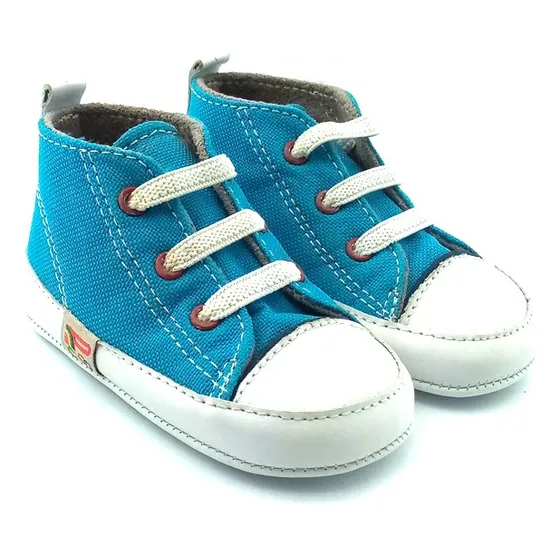 Zapato Bota Tipo Converse Para Bebe Pocholin