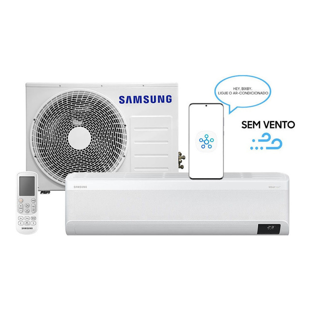 Ar-condicionado Split Inverter Samsung Windfree 22000 Btus Só Frio Branco 220v Ar-condicionado Split Inverter Samsung Windfree 22000 Btus Só Frio Branco 220v