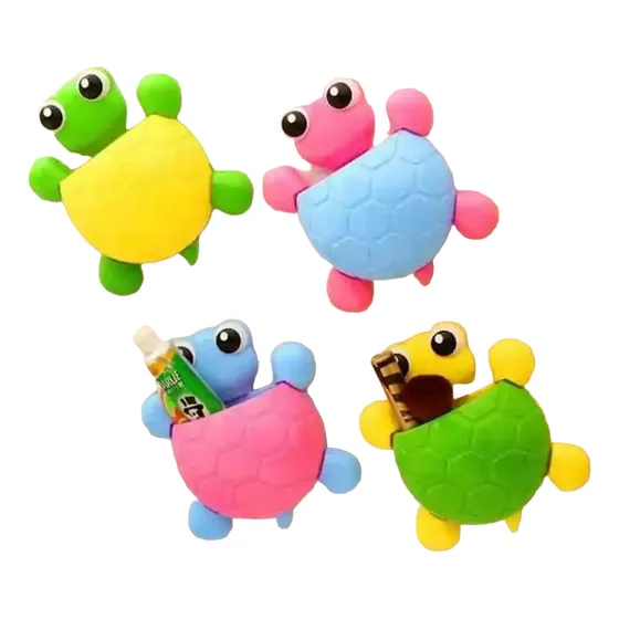 Lindo Organizador Porta Cepillo Tortuga 