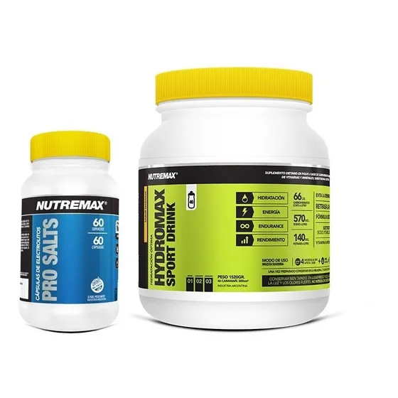 Hydromax 1,5 Kg + Prosalts Capsulas De Electrolitos Nutremax