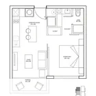 1 dormitorio  |  1 baño