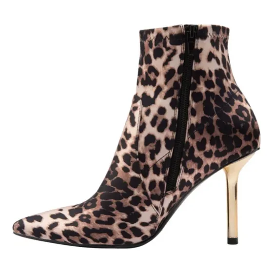 Botin Para Mujer Estampado Animal Print