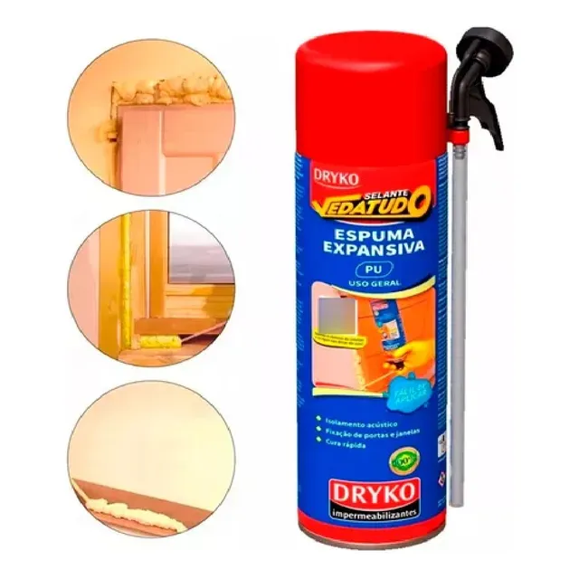 Espuma Expansiva Poliuretano Pu Vedatudo 500ml Uso Geral