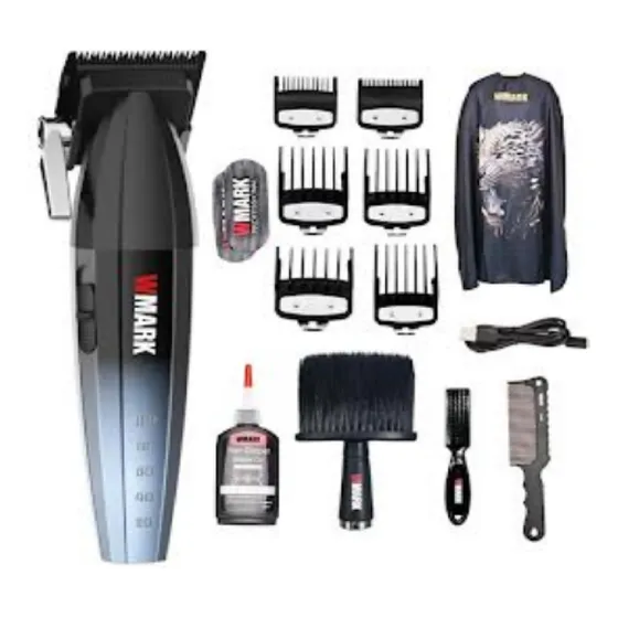Afeitadora Clipper Wmark Ng 2038 Con Pantalla Led Plateada