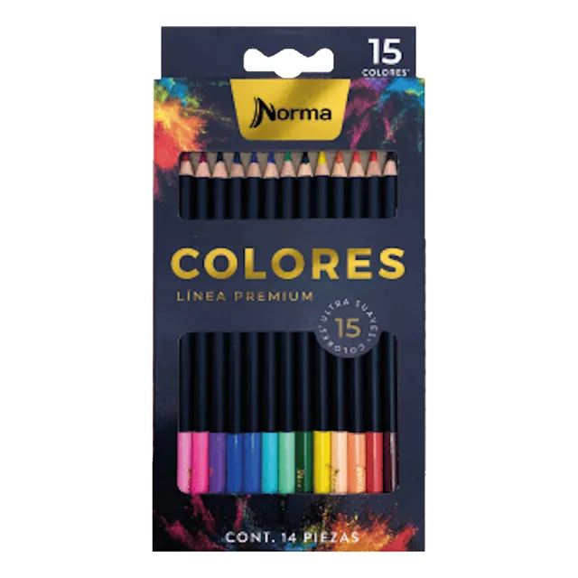 Colores Norma Premium 15und Ultra Suaves Calidad Premium Pro