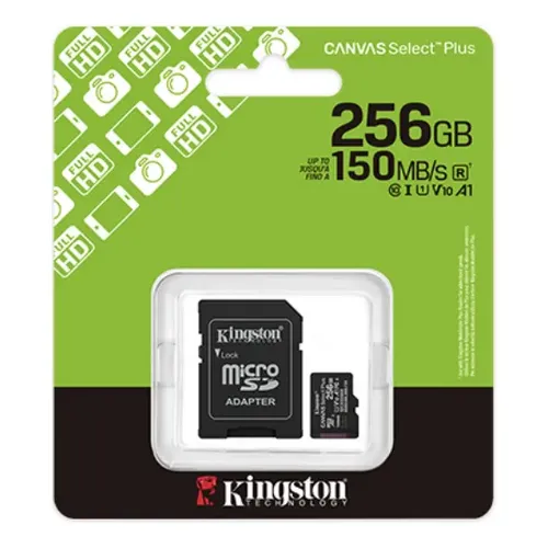 Cartao Sd Kingston Canvas Select Plus Class 10uhs-i 256gb | Frete