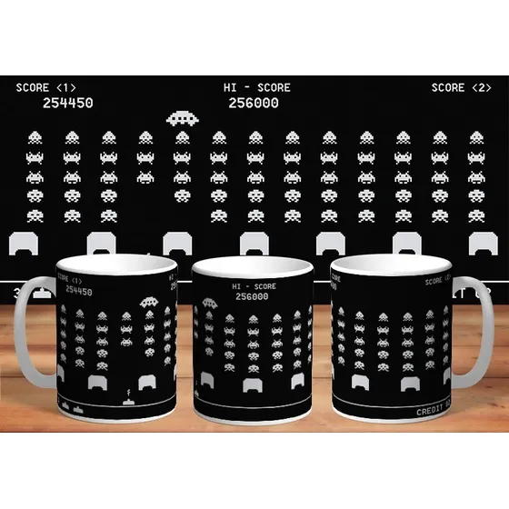 Taza Juegos Retro: Space Invaders