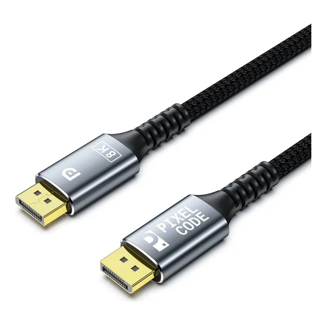 Cable Displayport 8k 60hz 4k 144hz 2k 165hz 1080 360hz 2mts