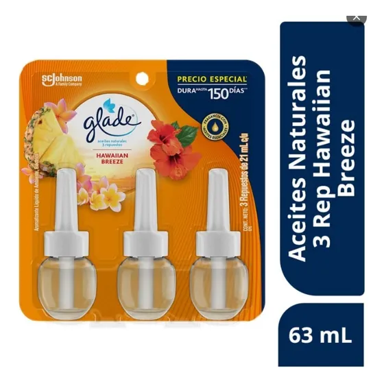 Repuesto Glade Aromatizante Ambientador Difusor Electrico