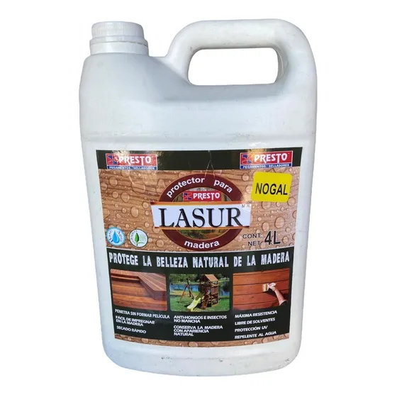 Protector Para Madera Lasur Nogal 4l