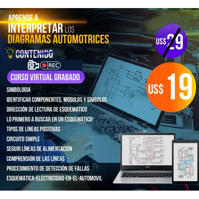 Curso De Interpretación De Diagramas Eléctricos Automotrices