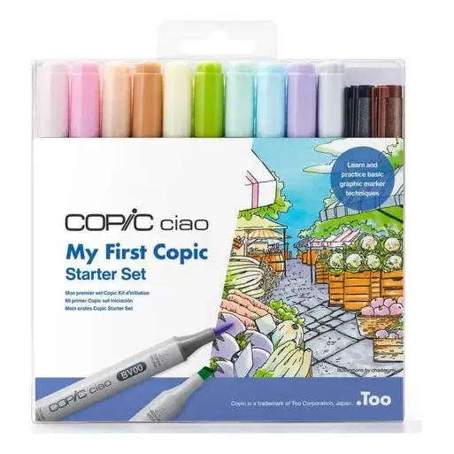 Bolígrafo de inicio multilínea Copic Ciao Est C/10 + 2 - Copic