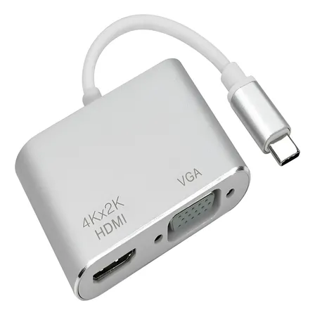 Adaptador Multipuerto Hub Usb-c3.1 A Usbc Vga Hdmi