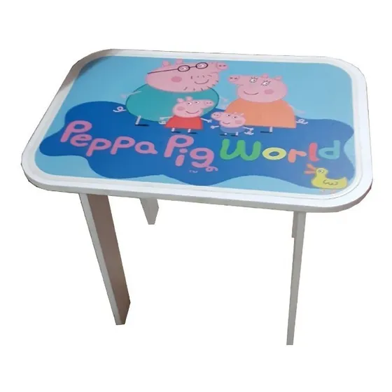 Mesa Escritorio Para Niños De Madera Color Blanco Con Silla