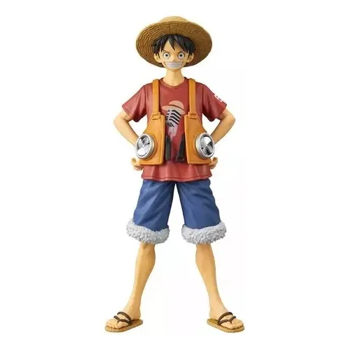 Boneco One Piece Monkey D Luffy Pirata Chapéu Est Realista