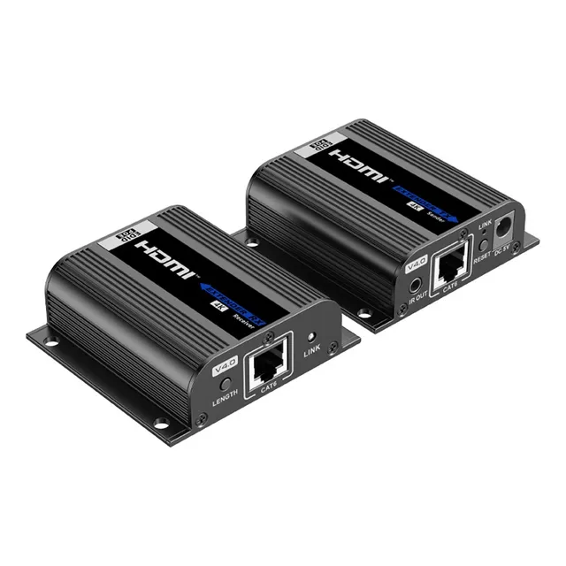 Kit Extensor Hdmi Distancia 50m Por Cable De Red