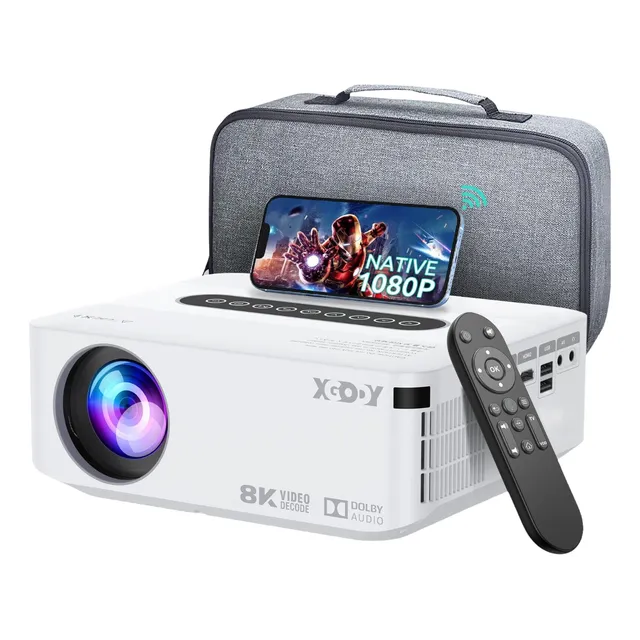 Proyector Xgody 12000 Lúmenes 4k 8k 1080p Infocus Wifi