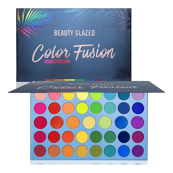 Paleta De Sombras Maquillaje 36 Tonos Colores Waterproof