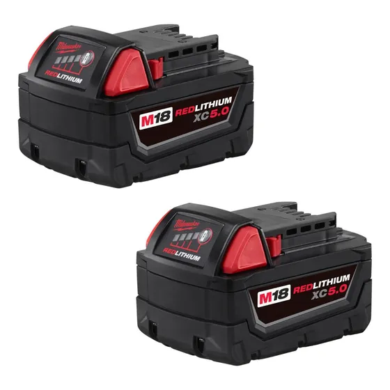Set 2 Baterias M18 5 Ah Milwaukee 48-11-1852