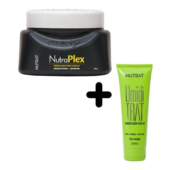 Nutraplex 250g  Nutrat Hidratação  + Umid Trat 250ml Prolab 