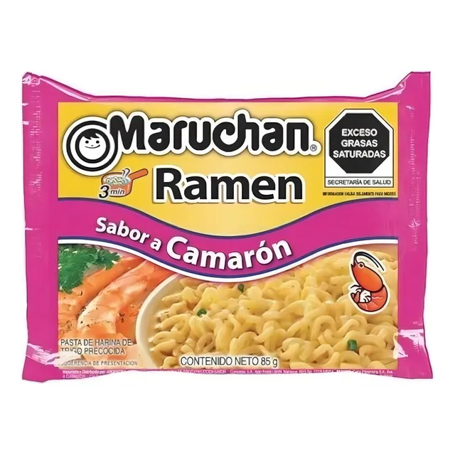 Pack De 24 Sopa Inst. Maruchan Ramen Camarón De 85 Gr