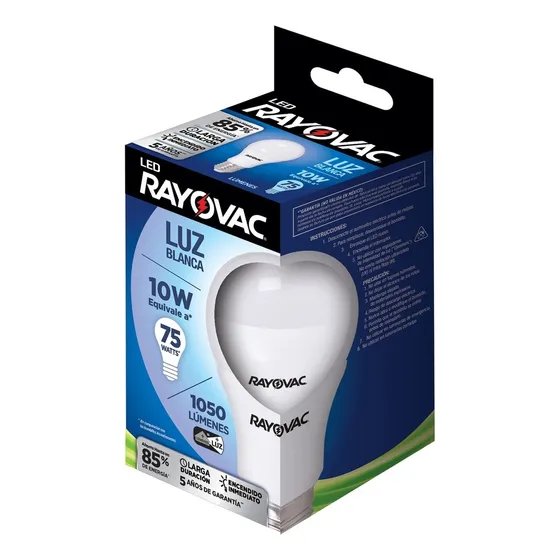 Bombillo Led 10w Equivalente 72 Watt Blanca Rayovac