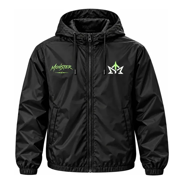 Jaqueta Corta Vento Monster Impermeável Unissex Sportivo Top Preto Gg