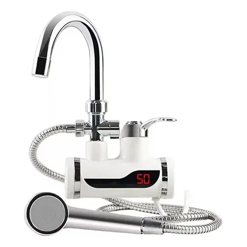 Calentador De Agua Instantáneo Eléctrico Grifo Y Ducha