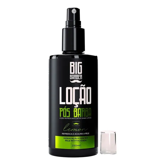 Loção Pós Barba After Shave Spray Lemon 250ml Big Barber