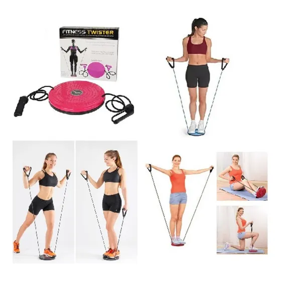 Disco De Torcao Fitness Exercicio Corporal Elastico Pilates