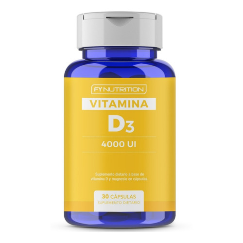 Vitamina D3 4000ui (100mcg) + Magnesio - Fynutrition 