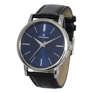 Relogio Champion Cn20711f Masculino Prata E Azul Relogio Champion Cn20711f Masculino Prata E Azul