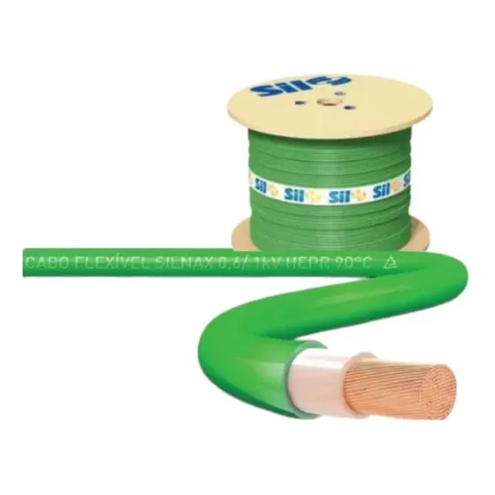 Cabo Original Sil Flex 1kv Verde 35mm 90 Graus 200 Metros