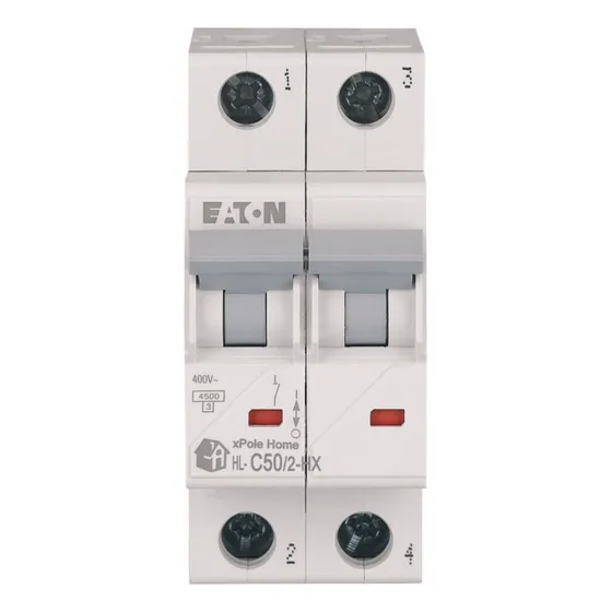 Llave Termica Bipolar 50 Amp Termomagnetica Eaton Moeller