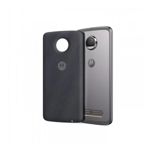 Moto Snap Style Shell Nylon Preto Moto Z Z2 Z3 Z4 Novo 