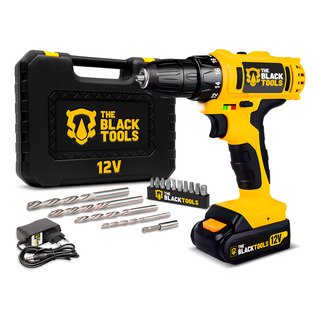 Parafusadeira Furadeira Sem Fio The Black Tools Bateria Cor Amarelo E Preto Frequência 60 Parafusadeira Furadeira Sem Fio The Black Tools Bateria Cor Amarelo E Preto Frequência 60