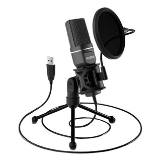 Microfone Condensador Mesa Com Pop Filter Streaming Podcasts Microfone Condensador Mesa Com Pop Filter Streaming Podcasts