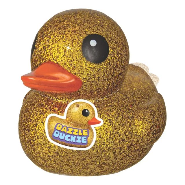 Patito Goma Purpurina Ja-ru Juego Infantil Suave Niñez Tx