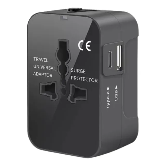 Adaptador Universal Convertidor Europeo Viajero Profesional 
