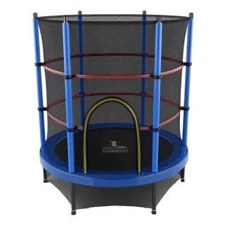 Mazzilli Cama Elåstica 1.40 M Com Diùmetro De 1.4 m Cor Da Proteção Das Molas Azul E Tela Preta Mazzilli Cama Elåstica 1.40 M Com Diùmetro De 1.4 m Cor Da Proteção Das Molas Azul E Tela Preta