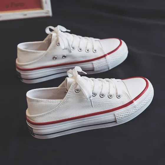 Zapatillas Con Plataforma De Lona De Verano Para Mujer, Esti