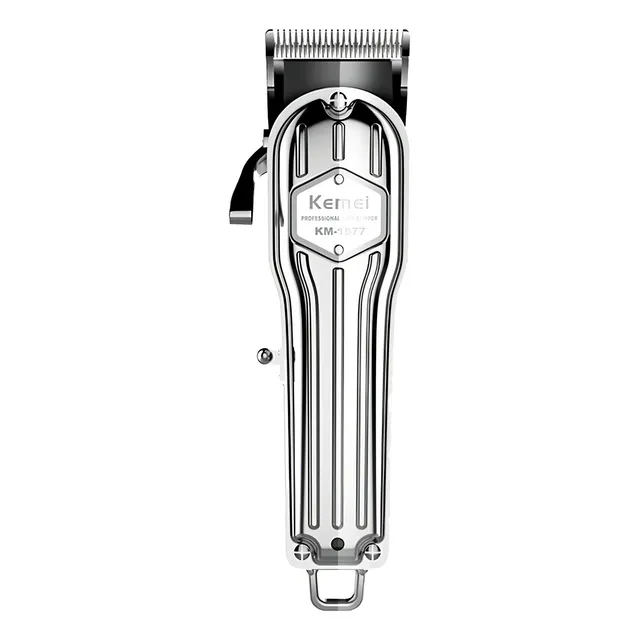 Cortadora de pelo Kemei KM-1977 plata 220V