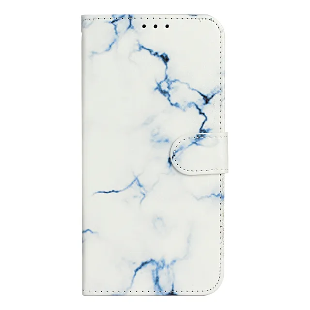 Funda De Piel Con Tapa Para Samsung Galaxy S8/s8 Plus/s4, Diseño Floral De Mármol, Función Atril