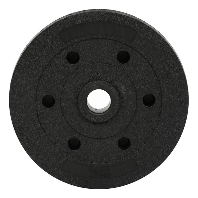 Disco De Pesas 10 Kg Forrado Pvc Para Musculación - Sportex
