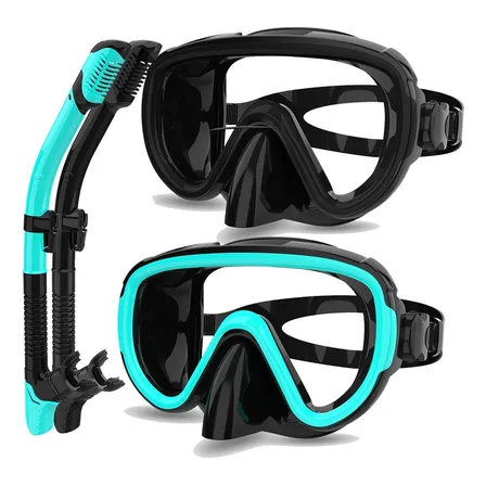 Set 2 Máscaras Snorkel Adulto Profesional - Buceo Esnorquel