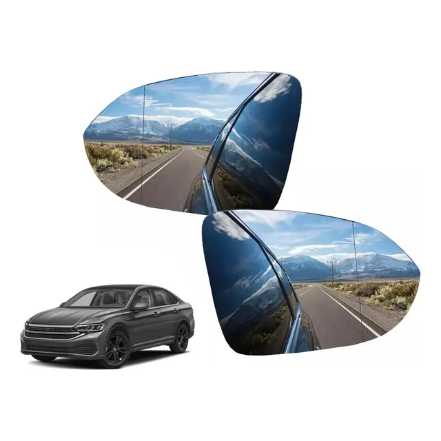 1par Lunas Espejos Retrovisores Jetta Golf Mk7 C/calefacción