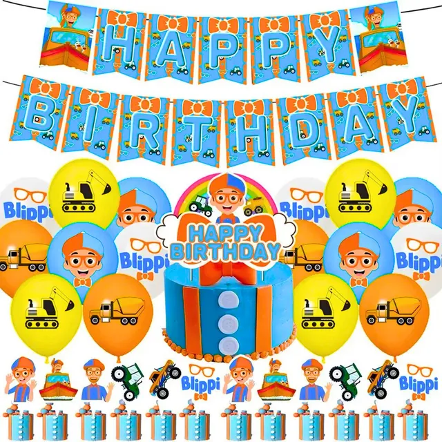 Kit Cotillon Cumpleaños Blippi